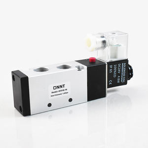 Katup Solenoid Kontrol Tekanan Kompresor Udara Pneumatik Tunggal 5/2 Jalur 1/8 1/4 3/8 1/2 Inci 4V110-06 4V210-08 4V310-10 4V410-15 - Product Image 4
