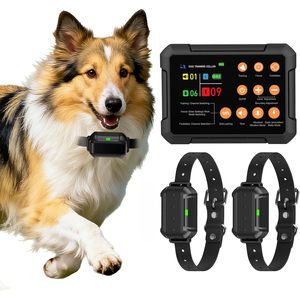 Sistema de Valla Inalámbrica para Perros Pethey 3 en 1, 2 Collares de Entrenamiento con Modos de Valla y Zona Prohibida para Perros - Product Image 1