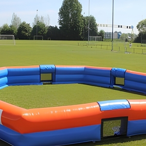 Terrain de football et terrain de panna gonflable hexagonal en bâche PVC, facile à installer pour les jeux de compétition - Product Image 6
