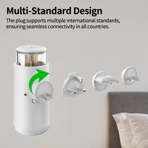<strong>Lamp</strong> Lights <strong>Sensor</strong> Wholesale 600sqft Aromatic Nebulizer Home Electric Waterless Aroma Plug in Wall <strong>Diffuser</strong> White - Product Image 4