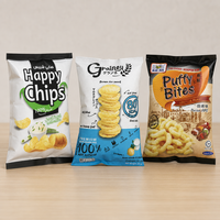 Sachet d'emballage personnalisé en BOPP pour chips croustillantes et chips de banane