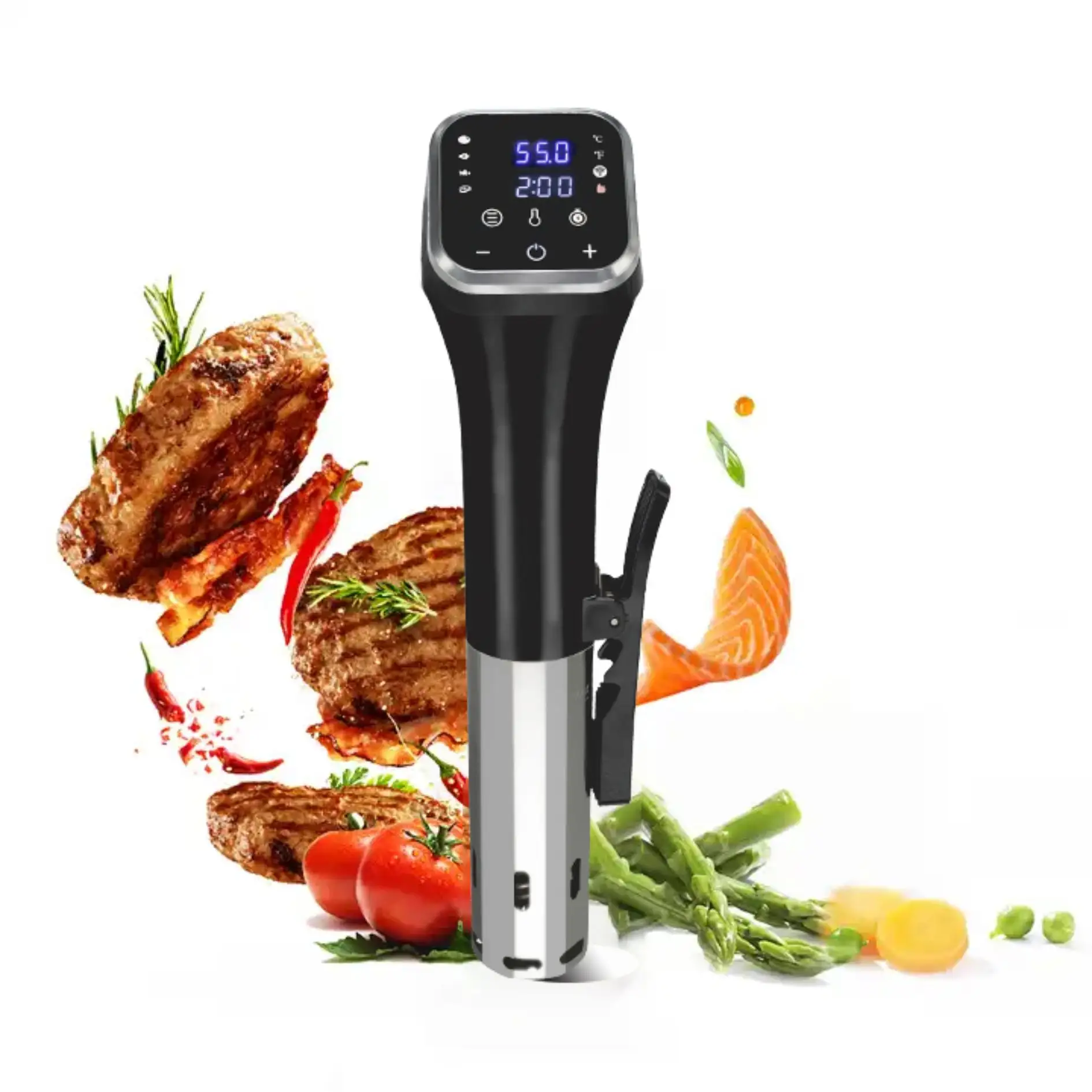 Sous Vide Cooker Met Vacuüm Lage Temperatuur Voedselcirculatie Slowcooker