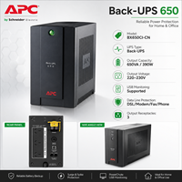 Schneider 650VA/390W Back-UPS Onduleur à onde sinusoïdale pure APC BX650CI-CN Entrée 140-300V pour ordinateur de bureau à domicile