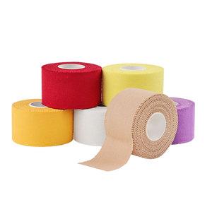 High Adhesive Full Cotton Sports <strong>Tape</strong> Zinc Oxide White Rigid Strapping <strong>Athletic</strong> <strong>Tape</strong> - Product Image 5