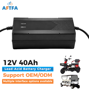 <span class=keywords><strong>Chargeur</strong></span> de batterie au plomb-acide robuste AFTFA Intelligent 12V 40Ah pour tricycle électrique, voiture de tourisme, vélo électrique - Product Image 1