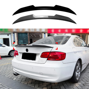 สปอยเลอร์หลังบีเอ็มดับเบิลยู ดัคเทล สีดำเปียโน ลายคาร์บอนไฟเบอร์ วัสดุ ABS สำหรับรุ่น E92 ปี 2006-2013 รุ่น PSM - Product Image 1