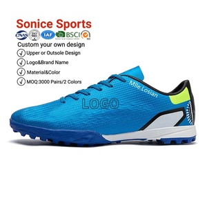 Chaussures de football sans lacet Protection de la cheville, chaussures de football au sol ferme professionnelles, conception de chaussures de <span class=keywords><strong>futsal</strong></span> personnalisées - Product Image 5