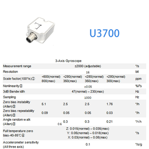Hiệu suất cao MEMS <span class=keywords><strong>IMU</strong></span> u3700 Series-6doof <span class=keywords><strong>ahrs</strong></span>/vru với bộ lọc kalman, RS485/can/UART, cho UAV/Robotics - Product Image 4