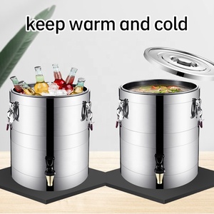Stile europeo isolamento barile di acqua barile di acqua distributore di bevande in acciaio inox Thermos secchio <span class=keywords><strong>con</strong></span> <span class=keywords><strong>rubinetto</strong></span> - Product Image 2