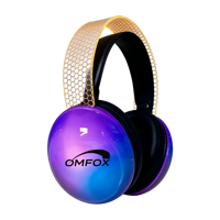 Headphone DJ Over-ear Qualcomm Laris Manis, Peredam Kebisingan, Tahan Air, untuk TV, Film, Yoga, Fitness, Camping