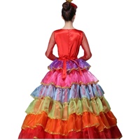 Vêtement ethnique chinois, robe de danse lyrique pour femmes, robe longue élégante et moderne, fluide