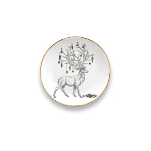 Vajilla de porcelana de Navidad personalizada, platos de cena de porcelana de hueso fino de China, juego de platos de cena de cerámica, <span class=keywords><strong>2022</strong></span> - Product Image 5