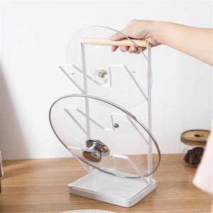 Creative Modern <b>White</b> Three-Layer <b>Kitchen</b> Drain Rack with Pot Lid and Cutting Board Organizer Multi-Function Storage - Product Image 2