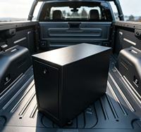 Boîte à outils en acier noire personnalisable à 5 tiroirs pour camionnettes
