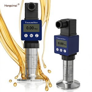 Sensor industrial para pasta viscosa y jarabe, con diafragma de limpieza Tri-Clamp de 1.5" y 2", sin obstrucciones - Product Image 1