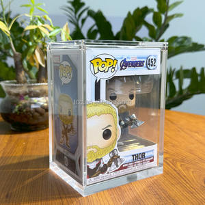 TCG-Protector acrílico transparente personalizado, fabricante Funko Pop, funda rígida apilable de 4 pulgadas, funda magnética Pokemon Funko Pop Thor Marvel - Product Image 6