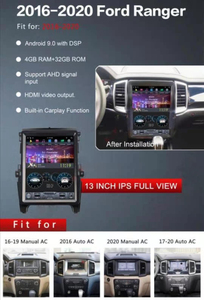 Android 11 Cho Ford Ranger Cho 2015-2019 Tesla Phong Cách Màn Hình Cảm Ứng Lớn 128G Chơi Xe Đa Phương Tiện GPS DVD Đài Phát Thanh Âm Thanh Đơn Vị Đứng Đầu - Product Image 6
