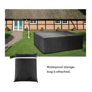 Funda para Muebles de Exterior de Tela Oxford 210D, Cubierta Impermeable y Antipolvo para Mesa y Sillas de Jardín - Product Image 5