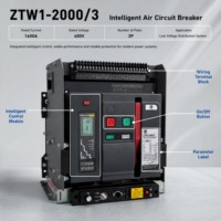 Interruptor Automático Inteligente (ACB) Tipo Fijo y Extraíble, 3P/4P Opcional, de 200A a 6300A, con Protección Completa y Memoria de Fallas