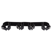 Menottes SM en cuir PU pour chevilles, pour femmes et couples, pour jeux de bondage et de contrainte, jouets sexuels