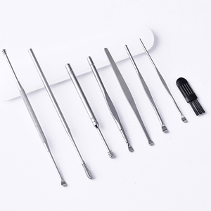 8-Pcs Stainless Steel <strong>Ear</strong> Wax Removal Tool Set Includes <strong>Ear</strong> Pick and Spring for Home Use Earwax <strong>Cleaning</strong> <strong>Kit</strong> - Product Image 5