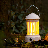 Lampe anti-moustiques électrique LED vintage, écologique, rechargeable par Type-C, pour le camping, la tente, le jardin, la décoration de la cour