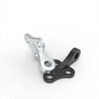 Pièces de support de manchon d'arbre fixe en aluminium de fraisage CNC à 5 axes personnalisées Pièces de machines de suspension à bras porteur élevé