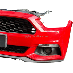 Ensemble de pare-chocs avant comprenant la calandre, les feux de brouillard, le ventilateur de radiateur et le kit carrosserie rouge pour les modèles <span class=keywords><strong>Ford</strong></span> <span class=keywords><strong>Mustang</strong></span> 2015-2017. - Product Image 6