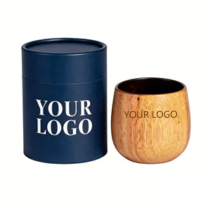 Set di Tazze da Caffè in Legno di Giuggiolo con Logo Personalizzato, Bicchieri per Bourbon e Whisky, Regalo in Legno per Degustazione, Vendita Calda - Product Image 1