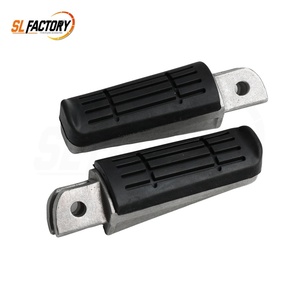 Repose-pieds avant de moto en aluminium et caoutchouc gauche et droit compatibles avec Yamaha YZF <span class=keywords><strong>600</strong></span> R6 1998-2010 FZS <span class=keywords><strong>600</strong></span> <span class=keywords><strong>Fazer</strong></span> 1998-2004 - Product Image 1