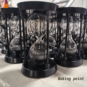 Hot Sales High Quality Brass Hourglass Sand Timer Retro Metal Luxury Pendulum Three Sizes Sand <strong>Clock</strong> For Home New Release - Product Image 5