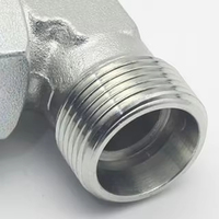 Pabrik Baja tahan karat EVW Standpipe elbow Reducer Tube Adapter dengan mur putar 90 derajat siku 2c 9/2d9 sambungan hidrolik lasan