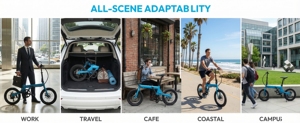 Bicicleta Eléctrica Plegable de Aleación de Aluminio, 16 Pulgadas, Mini <span class=keywords><strong>Ebike</strong></span>, 36V 250W, 15KG de Peso Neto, 100KG de Carga, Freno de Disco, Bicicleta Urbana - Product Image 3