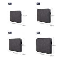 Yumuşak Laptop çantası Xiaomi Dell Lenovo dizüstü kol için Macbook Air Pro Retina 11 12 13 14 15 15.6 M1 M2 kol kılıfı