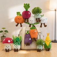 Porte-clés en peluche mini de 4 pouces, pas cher, accessoires de sac cadeau, breloques, porte-clés anime en peluche