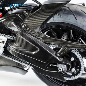 ฝาครอบโครง<span class=keywords><strong>รถ</strong></span>จักรยานยนต์ akoso twill DRY <span class=keywords><strong>เวฟ</strong></span>คาร์บอนป้องกันโซ่สวิงการ์ดป้องกันสำหรับ BMW S1000RR 2015-2018 - Product Image 2