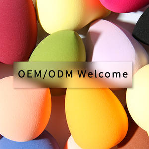 Lamela Beauty Sponges Gourd Shaped Teardrop Powder Puffs Hydrophilic Polyurethane Washable <b>Makeup</b> Blenders Customizable - Product Image 4