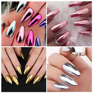 Pigmento acrílico <span class=keywords><strong>para</strong></span> <span class=keywords><strong>uñas</strong></span> efecto espejo en polvo cromado dorado Shenghong con láser iridiscente Aurora suministros metálicos <span class=keywords><strong>para</strong></span> frotar <span class=keywords><strong>uñas</strong></span> - Product Image 2