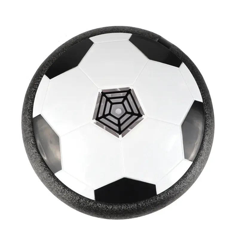 サッカーボール (2個セット) 、LEDライト付きバッテリー式エアフローティングサッカーボール、屋内屋外ゲーム用ソフトフォームバンパー