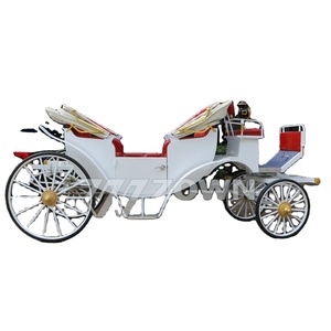 Kereta tamasya Retro kereta kuda klasik Kereta Kuda desain Victoria kereta kuda - Product Image 1