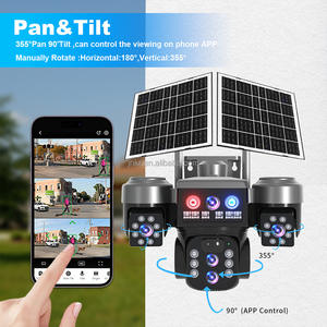 12MP 10X Zoom CCTV Sistema Cámara Seguridad Detección de movimiento Seguimiento automático Red Seguridad Cámara solar - Product Image 6