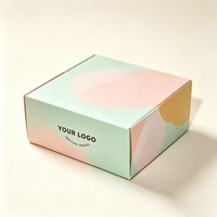 Boîte à donuts écologique en papier, boîte à biscuits avec logo, emballage de donuts recyclable en gros avec séparateur