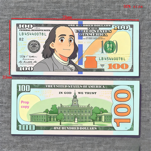 200 Piezas de Billetes de Dólar Estadounidense de Juguete, Efecto Película, para Decoración de Fiestas de Graduación, 78*33mm, 50% de Tamaño - Product Image 6