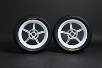 Juego de Ruedas LXC Curve Nuevas de 12 Pulgadas 90/90 para Motocicleta Eléctrica Tuttio Yozma, Neumáticos Anchos Delanteros y Traseros de Alto Rendimiento