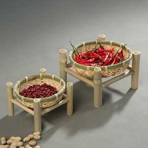 Estantes de Bambú Mini Hechos a Mano en Vietnam con Bandejas, Decoración Natural Tejida para Restaurantes y Cocinas, Proveedor de Estantes de Almacenamiento - Product Image 4