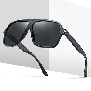 Gafas de Sol Deportivas Vintage TR90 con Montura Completa Cuadrada, Lentes Polarizadas de Color, Protección UV, Diseño Ligero, Unisex, para Exteriores - Product Image 2
