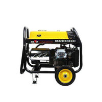 Générateur d'essence portable BISON CHINA Mini 3kW 1 cylindre à démarrage électrique, refroidissement par air, modèle BS3500, certifié CE/Euro V, 50/60Hz