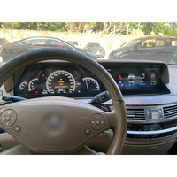 Radio de coche Android13 de 12,3 pulgadas para mercedes-benz Clase S W221 2006-2013 Qualcomm GPS Navi Multimedia Auto inalámbrico Carplay Unidad Principal