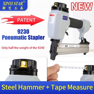 Pistola Pneumatica per Tappezzeria XINYI 9230 in Alluminio 18GA con Scarico Silenzioso Integrato, Capacità 100 Chiodi, 180 Colpi/Min, per Legno Massello - Product Image 2