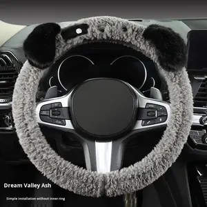 Honglilai ที่หุ้มพวงมาลัยรถยนต์ลายหมีน่ารัก, อุปกรณ์ตกแต่งรถยนต์ขนาด38ซม. ใช้ได้ทั่วไป - Product Image 6